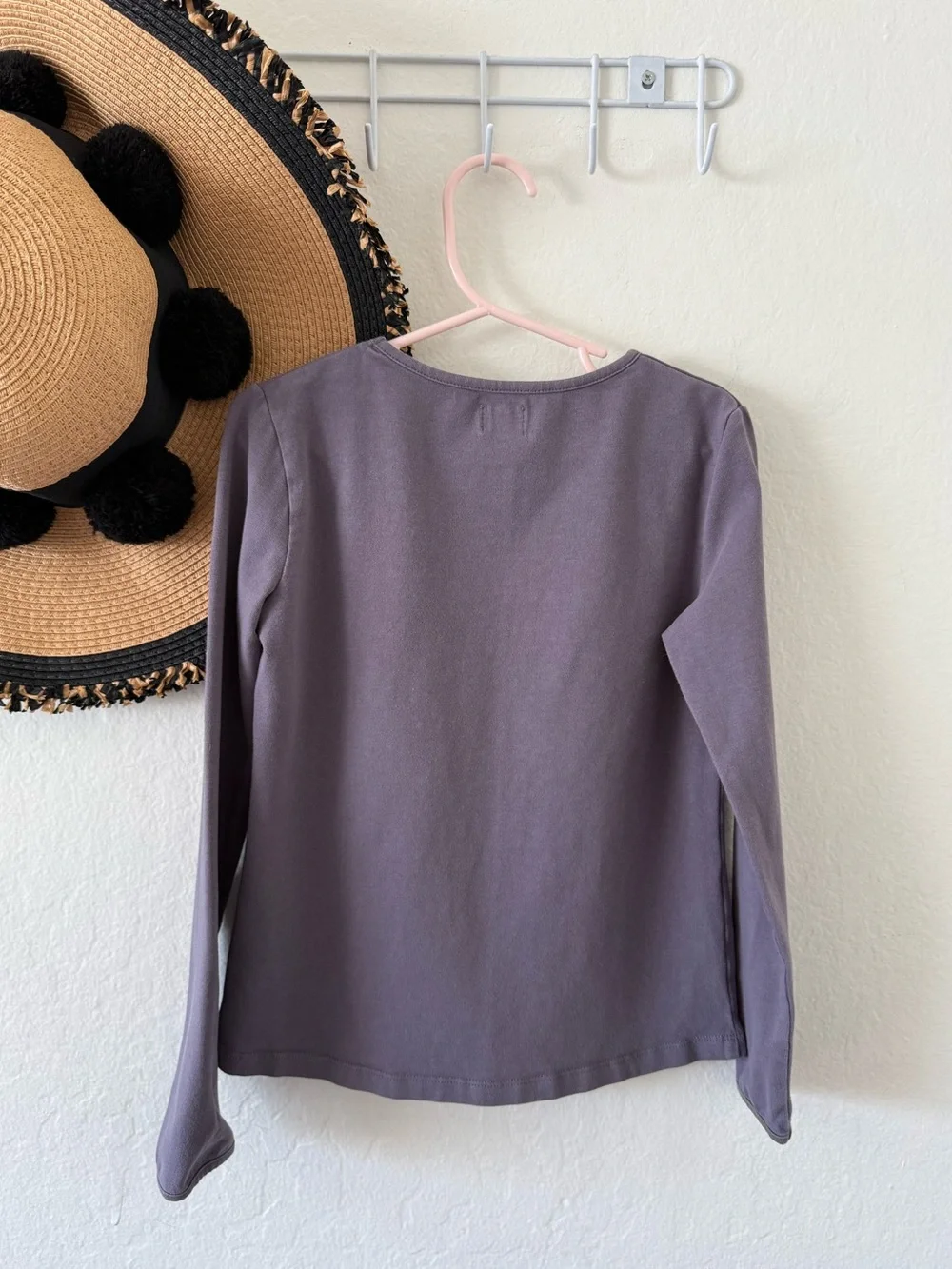 No Added Sugar Purple Long Sleeve Graphic Tee Size 7-8 Years